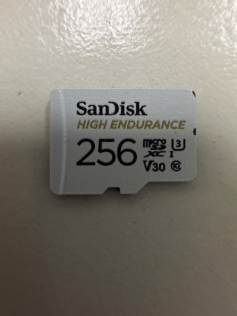 SanDisk high endurance microSD card 256Gb, Mobile Phones & Gadgets