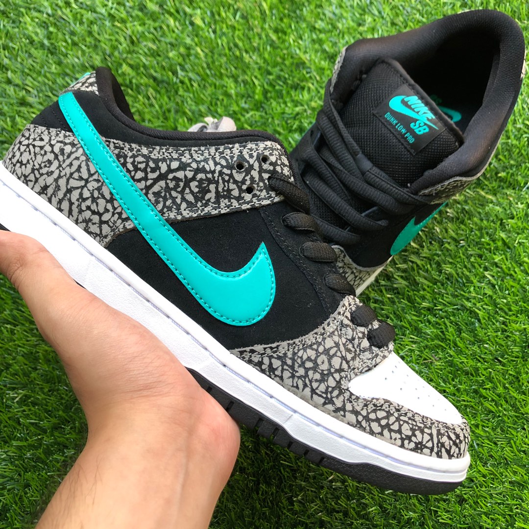 SB Dunk Low 'Atmos Elephant', Men's Fashion, Footwear, Sneakers on Carousell