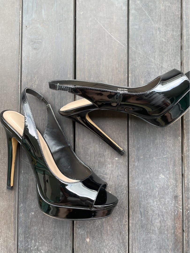 Black shop aldo heels