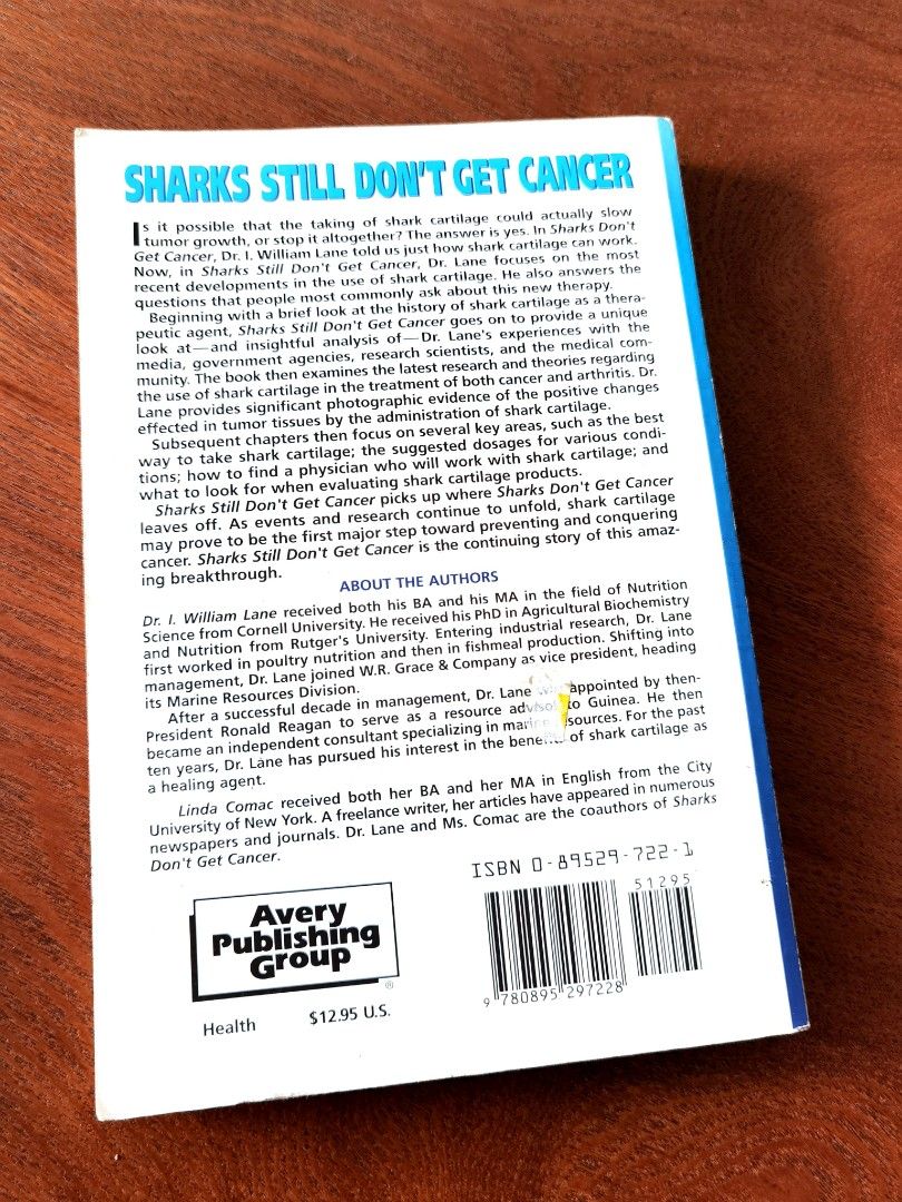 Sharks Still Don't Get Cancer The Continuing Story Of Shark Cartilage