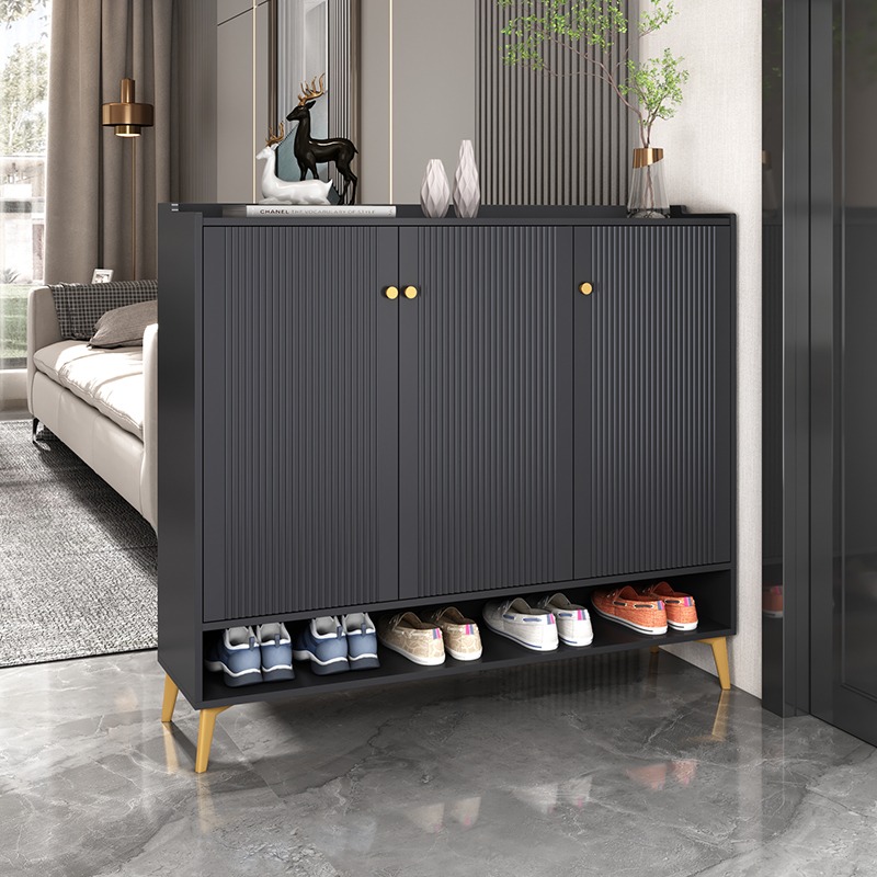 (3 Colors) Fluted Design Shoe Furniture & Home Living