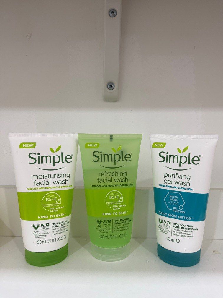 Simple Face wash, Beauty & Personal Care, Face, Face Care on Carousell