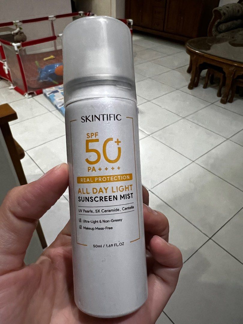 Skintific Spray Sunscreen, Kesehatan & Kecantikan, Kulit, Sabun & Tubuh