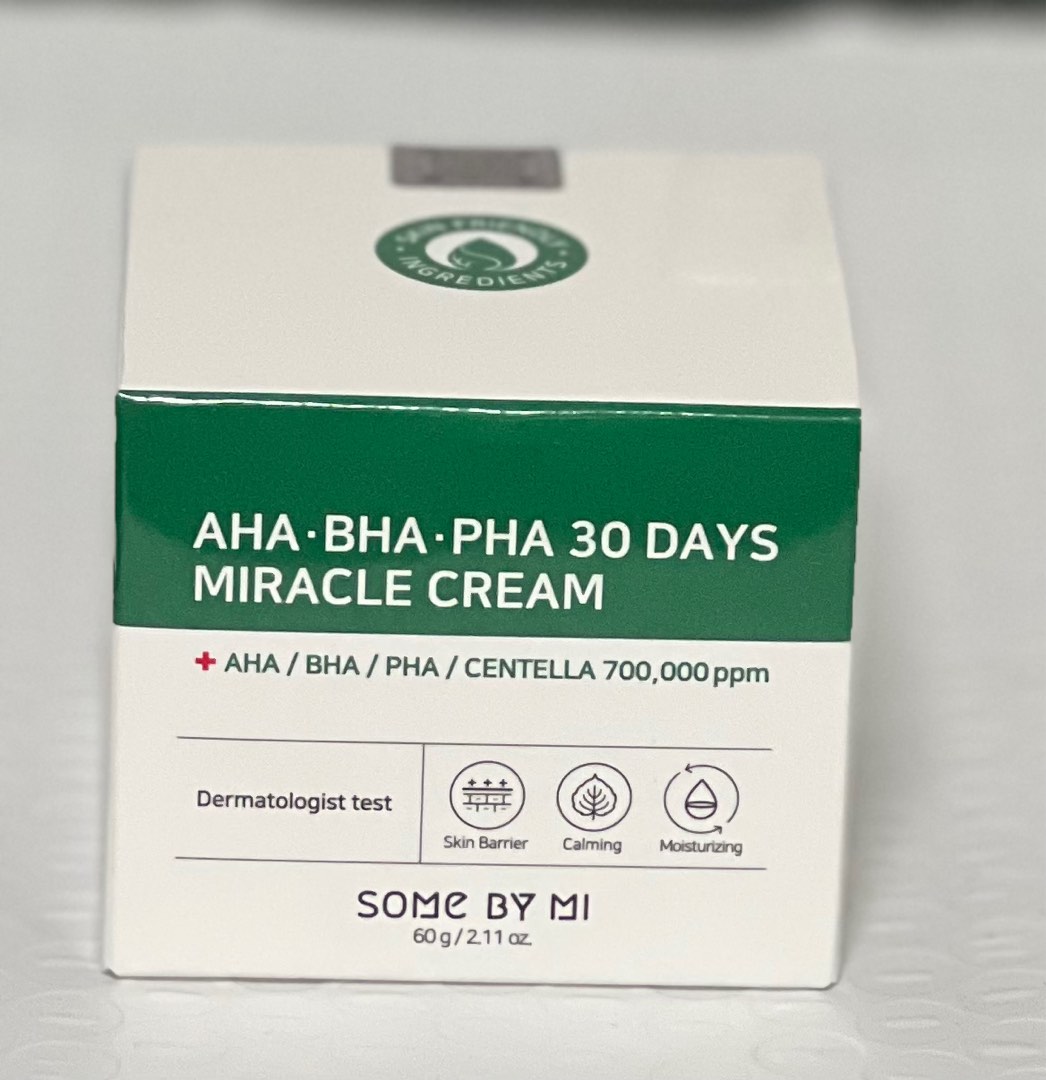 SOME BY MI AHA BHA PHA 30 Days Miracle Cream 60g, Beauty & Personal Care, Face, Face Care on