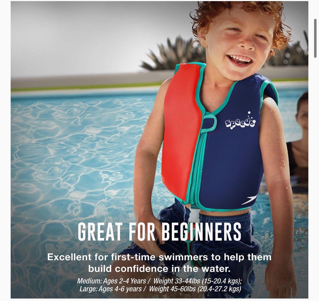 Speedo swim vest, Babies & Kids, Babies & Kids Fashion on Carousell