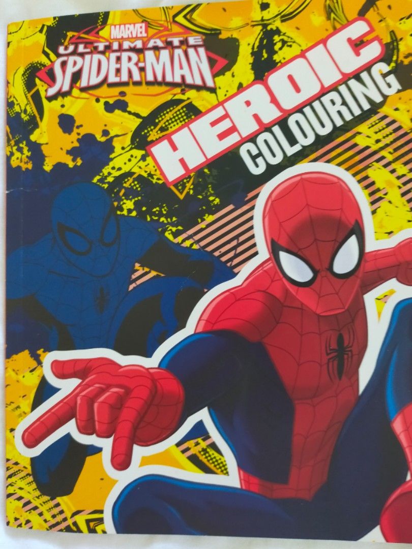 Spiderman colouring book, Hobbies & Toys, Toys & Games on Carousell