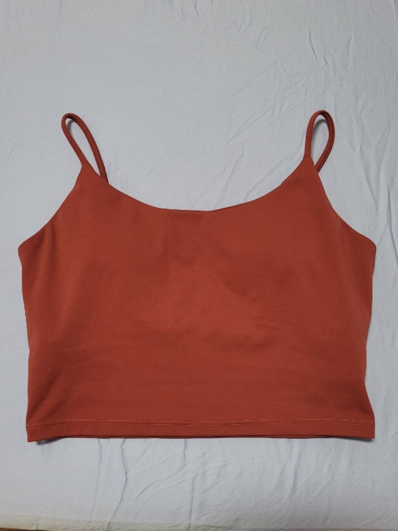 Red sports top tank top