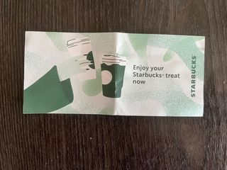 Starbucks voucher