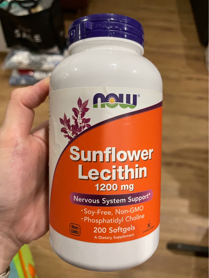 Sunflower lecithin 1200 mg, Health & Nutrition, Health Supplements, Vitamins & Supplements on