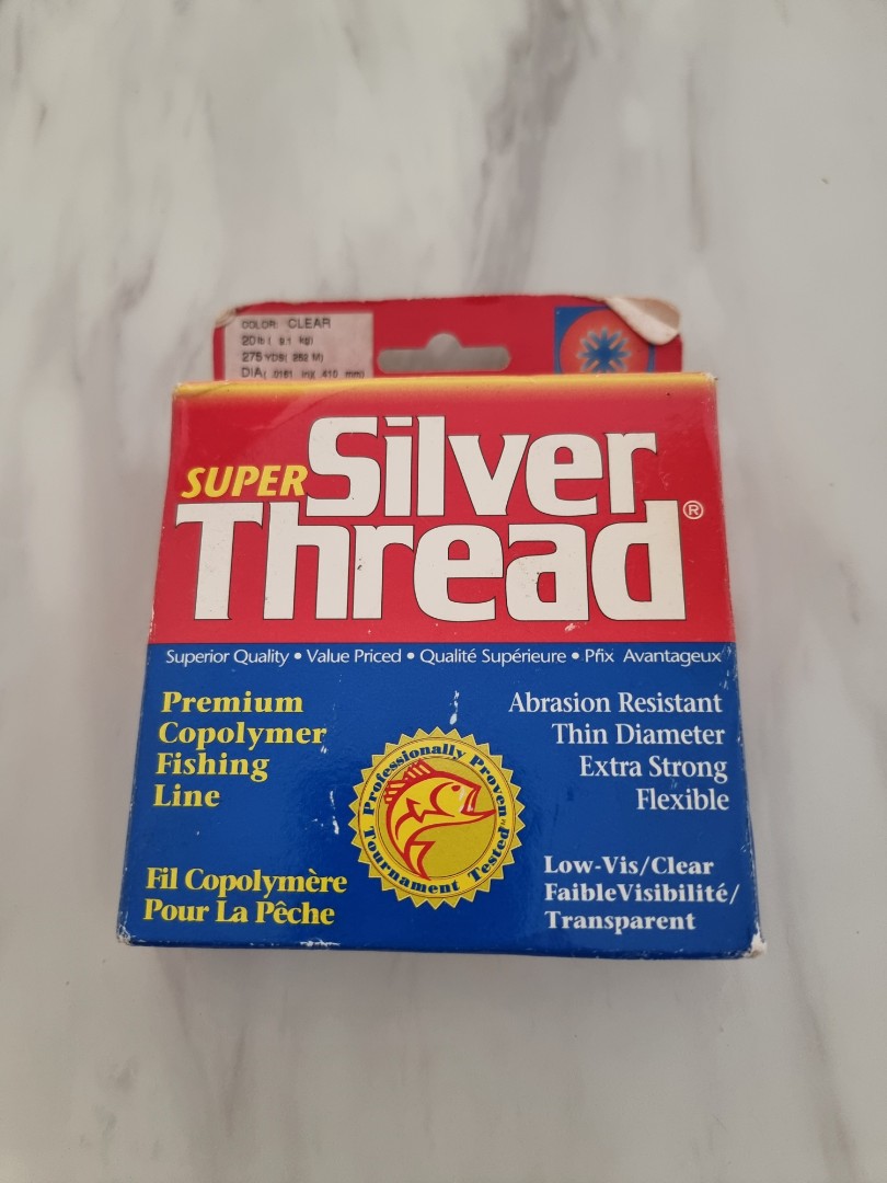 Super Silver Thread Fishing Line, Sports Equipment, Fishing on Carousell