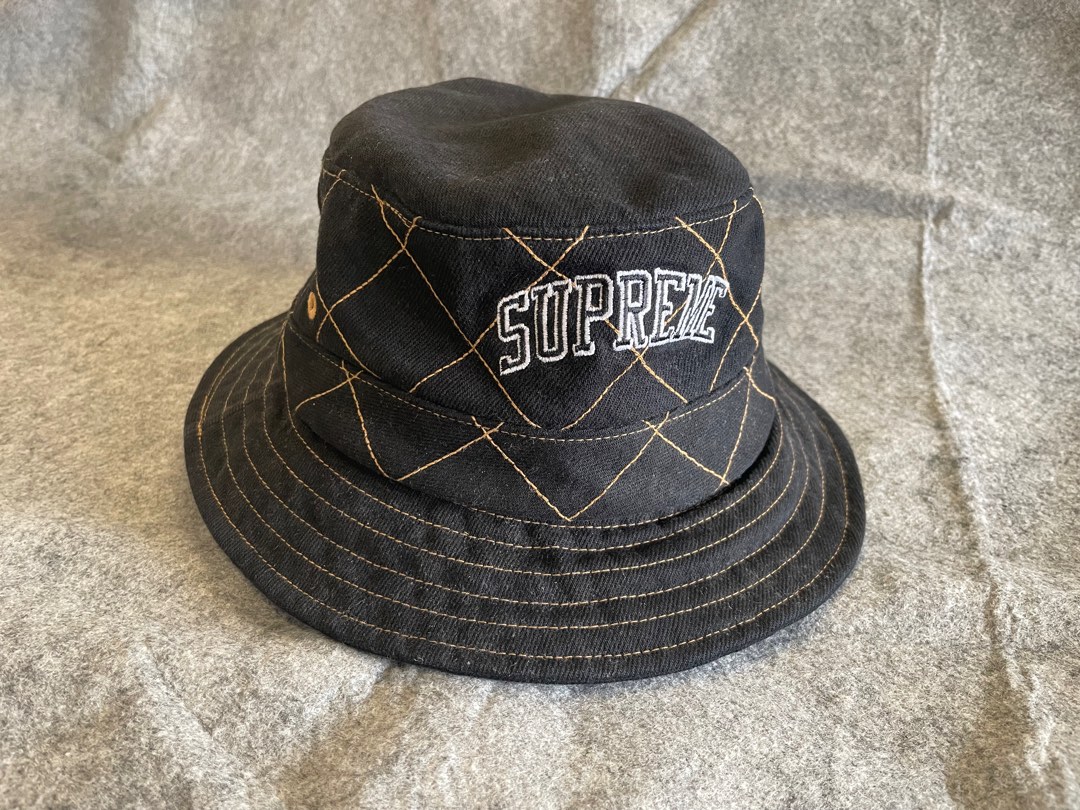 二手］Supreme Diamond Stitch Crusher, 他的時尚, 手錶及配件, 棒球帽