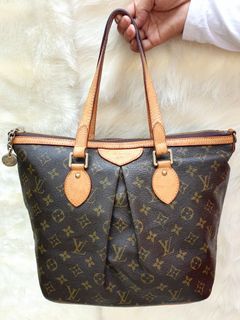 Tas Lv Tote Bag Resleting Handbag Kulit Asli Wanita Second Preloved Branded Thrift