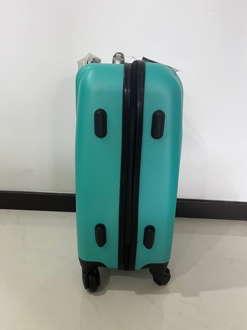 Teal / Turquoise Emoji Luggage, Hobbies & Toys, Travel, Luggage on ...