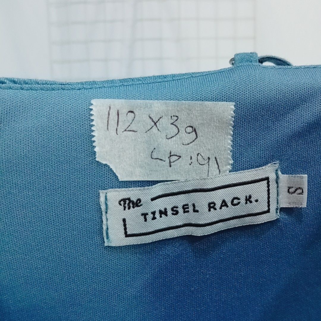 The Tinsel Rack Denim Jeans/Overall Dress, Fesyen Wanita, Pakaian