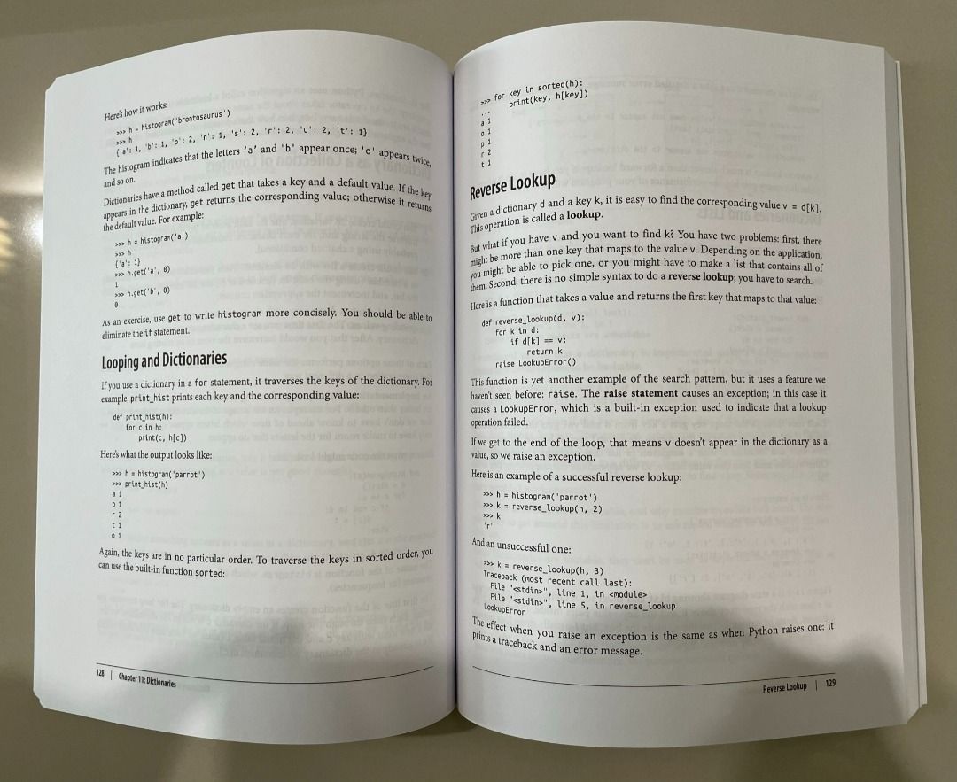 Think Python [Paperback], 2nd Edition - updated for Python 3 (Category: Assessment Books) located in Kuala Lumpur. Submitted by jingfeng42 (Listing ID 1222876806, Image 3). Description: This hands-on guide takes you through the language a step at a time, beginning with basic programming concepts before moving on to functions, recursion, data structures, and object-oriented design. This second edition and its supporting code have been updated for 