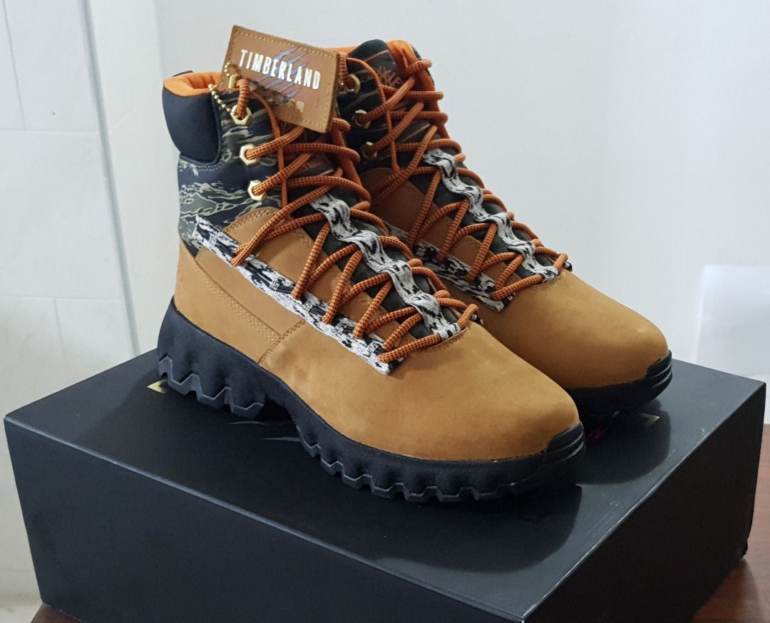 Timberland Limited Edition Year of the Tiger Waterproof Wheat Nubuck Boots ( 9.5 US / 9.0 ), Men's Fashion, Boots Carousell