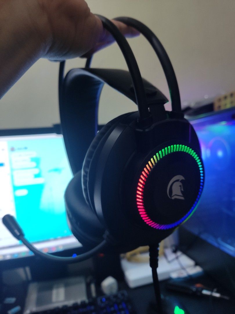 Titan RGB hifi stereo gaming headset Audio Headphones Headsets