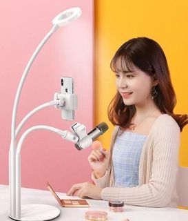 Ugreen Phone Stand Selfie Ring Light Mobile Phone Holder Phone Live Stand