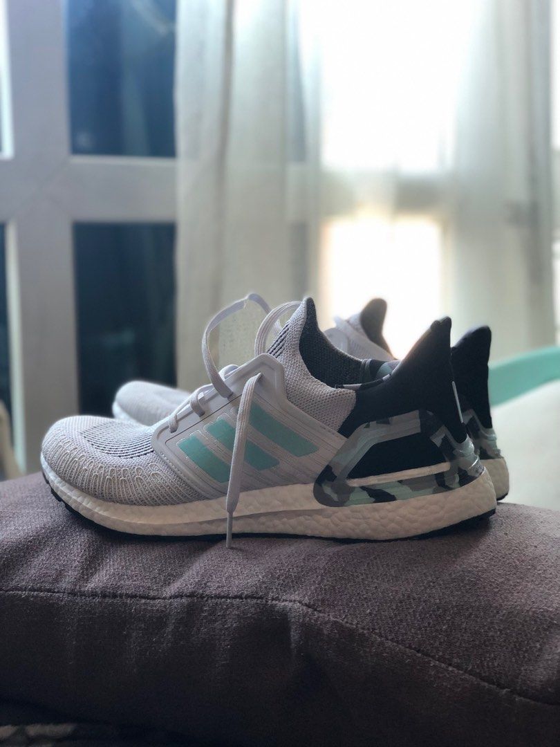 Adidas Ultraboost 20 Dash Grey Frost Mint Core Black