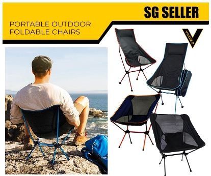 Ultralight Folding Camping Chair Portable Compact Lightweight Backpacking Beach Chairs with Carry Bag for Outdoor Camp Sports Equipment Hiking Camping on Carousell