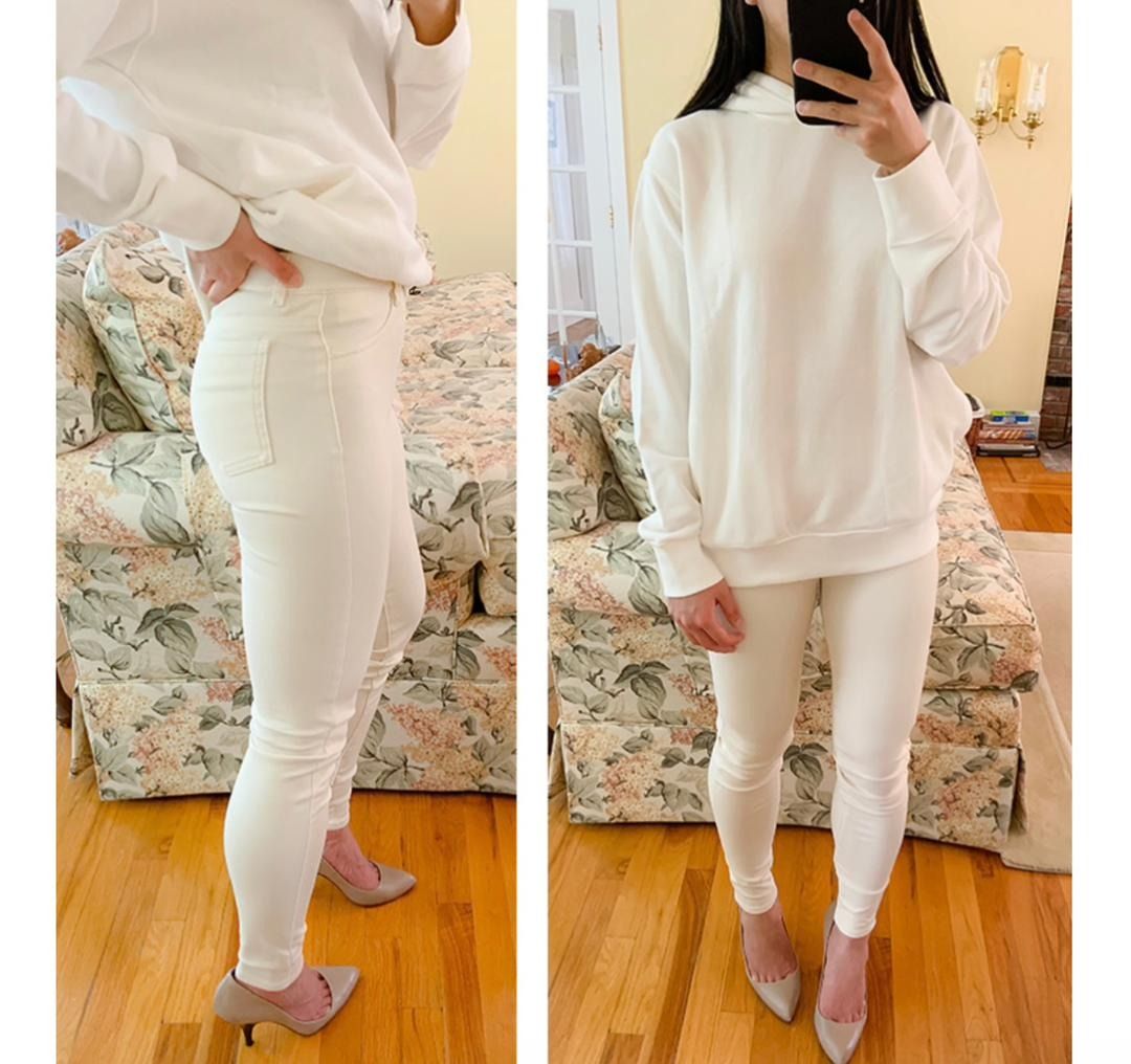 Uniqlo white leggings clearance