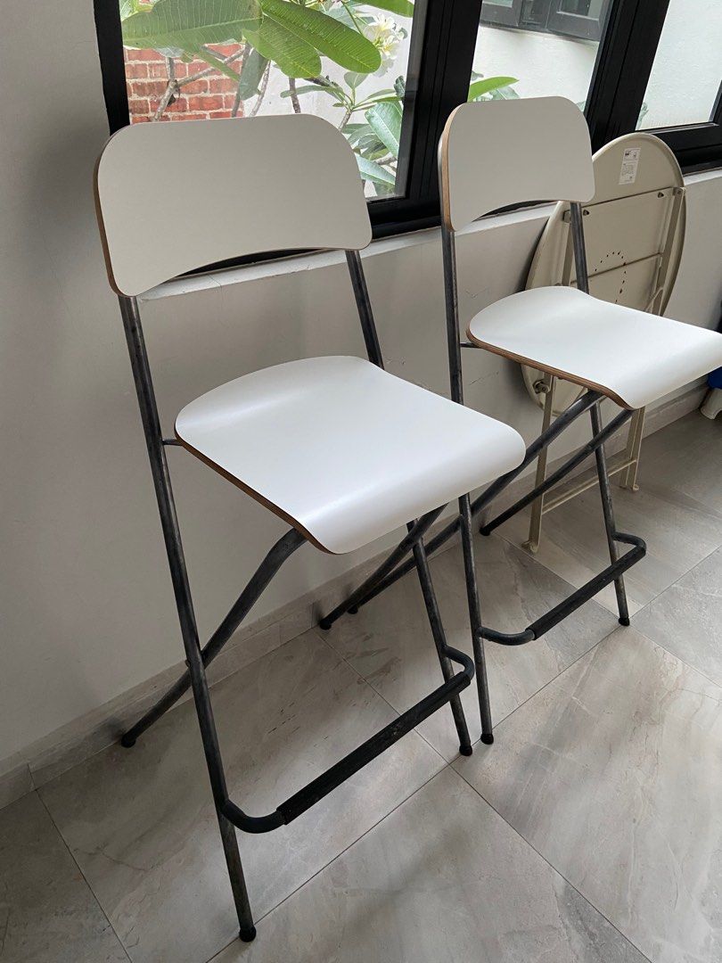 Used IKEA high chairs bar stools, Furniture & Home Living, Furniture