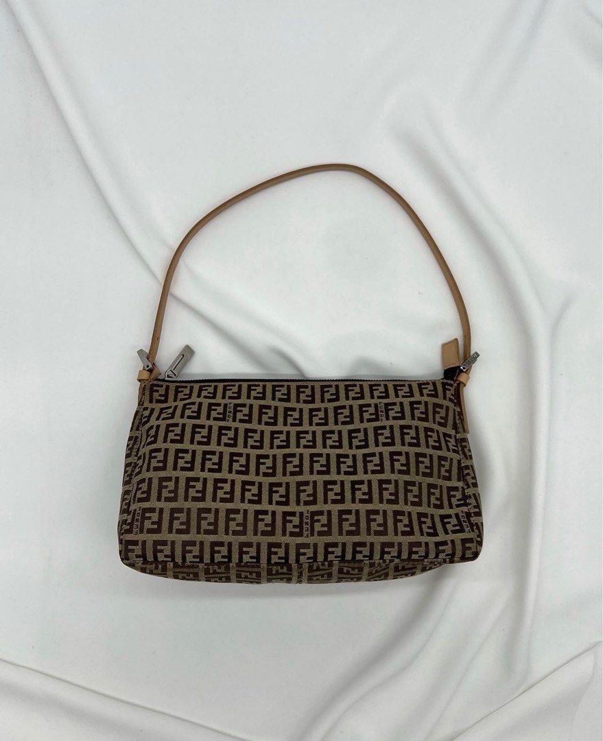 Vintage Fendi Pochette, Luxury, Bags & Wallets on Carousell