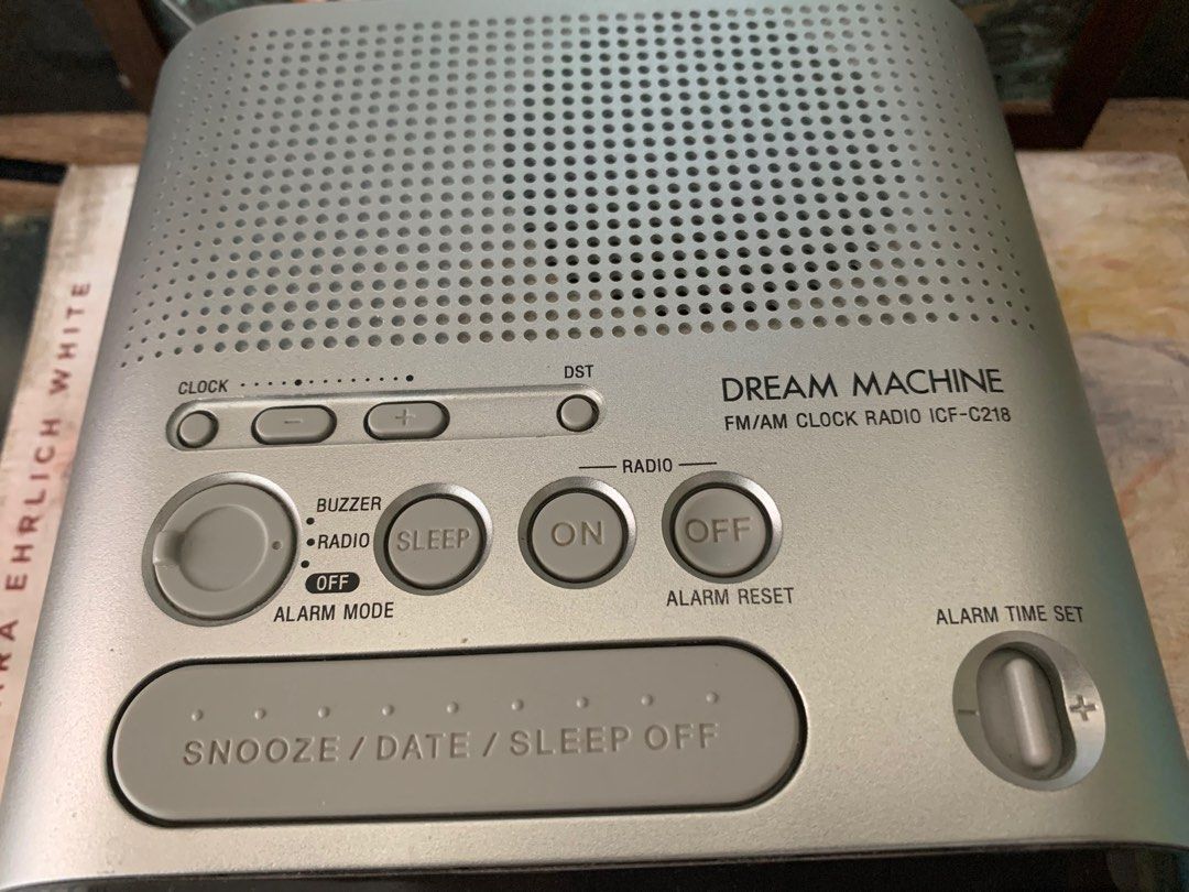 Vintage Sony ICFC218 Dream Machine Alarm Clock Radio With Auto Time