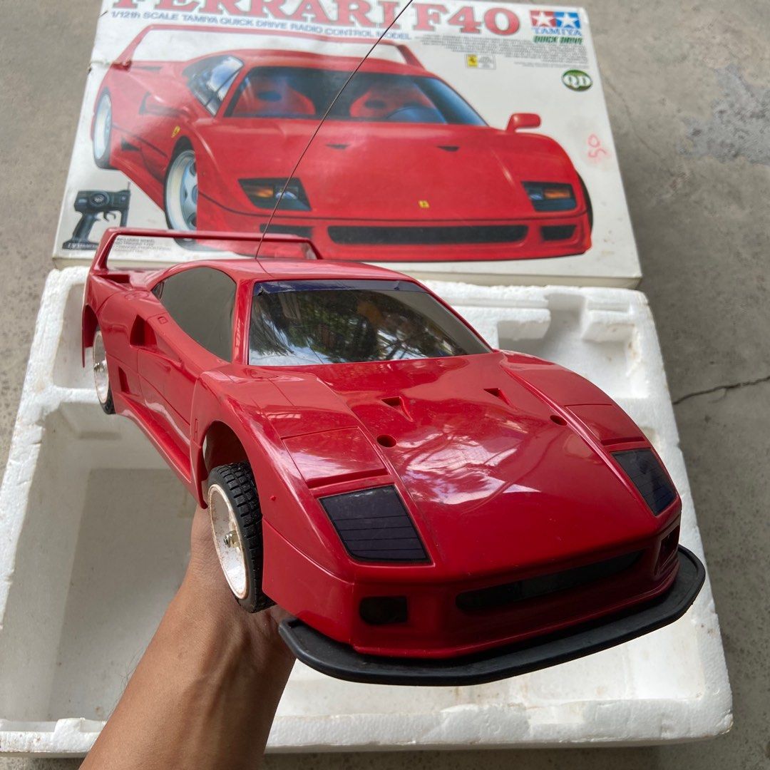 Vintage Tamiya Ferrari F40 RC Hobbies Toys Toys Games on