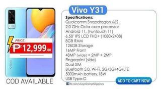 VIVO Y31 (8gb/128gb)