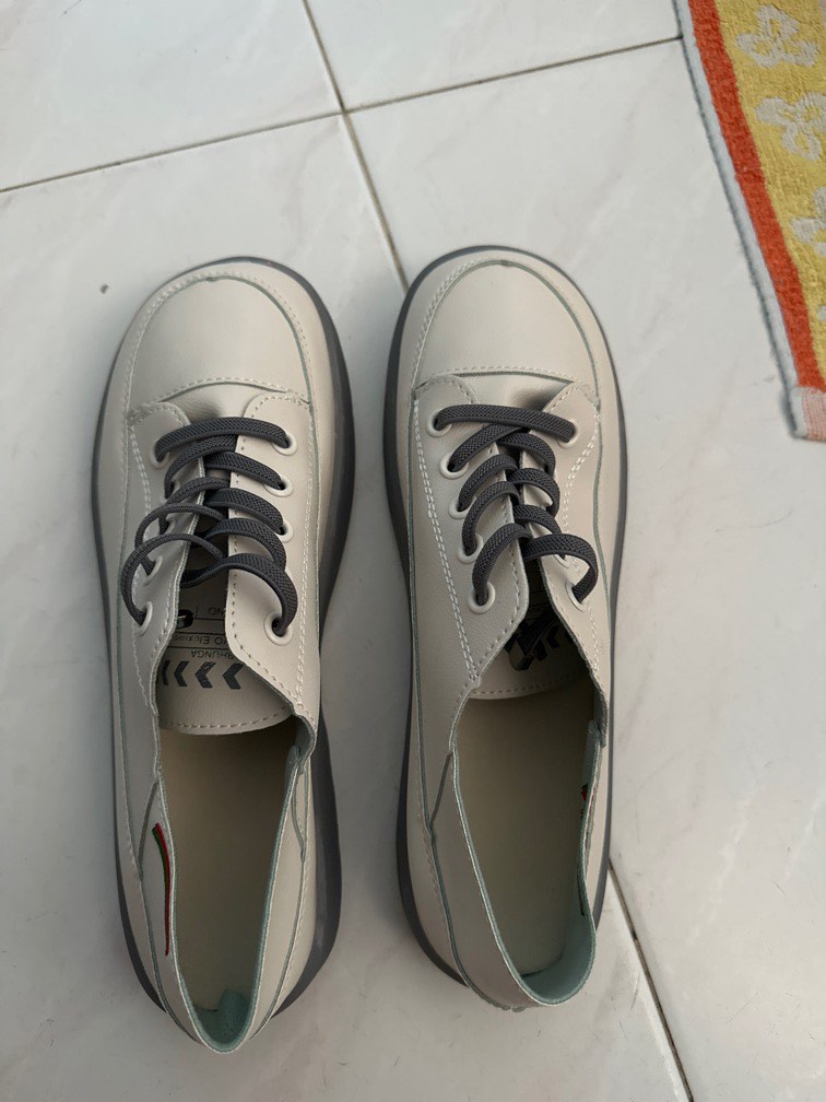 White rubber sneakers Women s Fashion Footwear Sneakers on