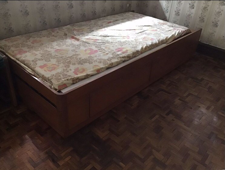 Wooden Bed Frame for Sale!! on Carousell