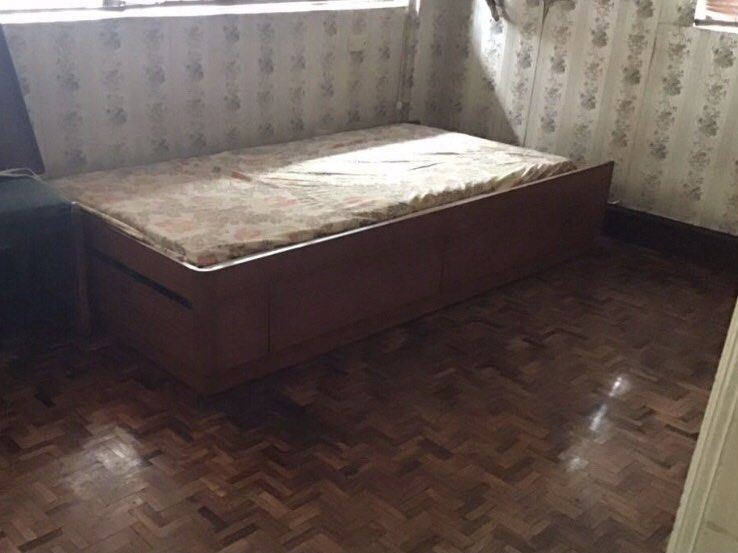 Wooden Bed Frame for Sale!! on Carousell