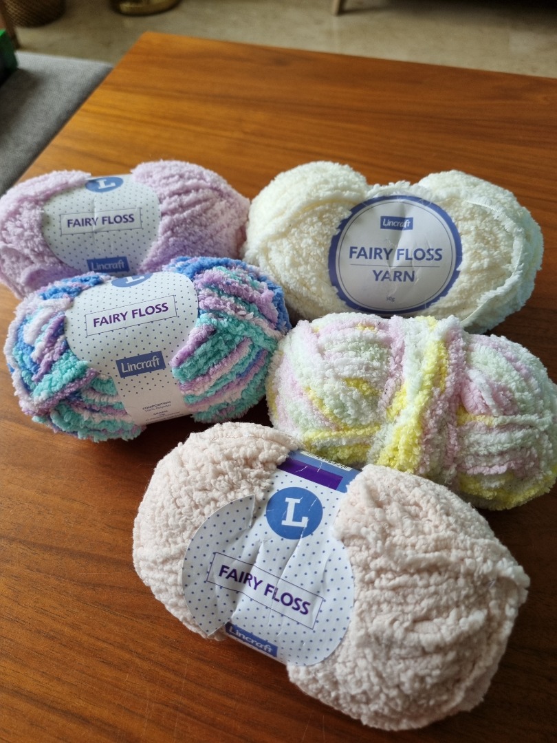 Yarn Fairy Floss style Lincraft, Hobbies & Toys, Stationery & Craft