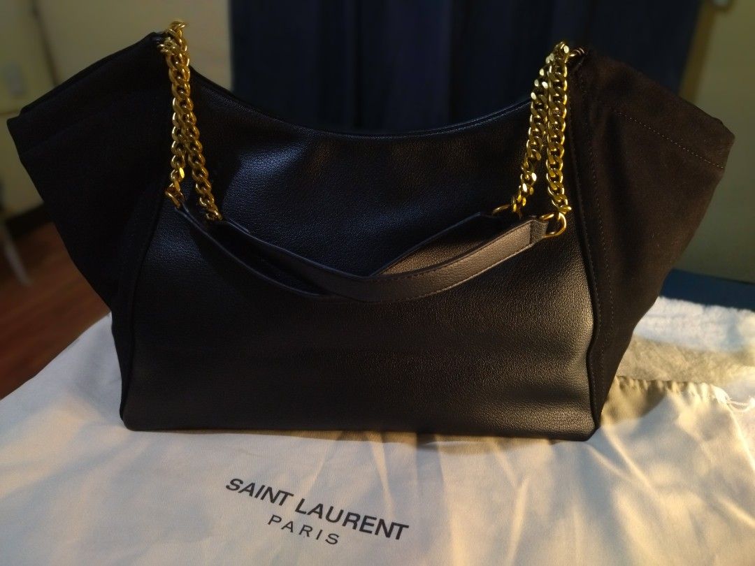 SAINT LAURENT Shoulder bag 'Envelope Small' Khaki | Skuldertasker &  Crossover tasker
