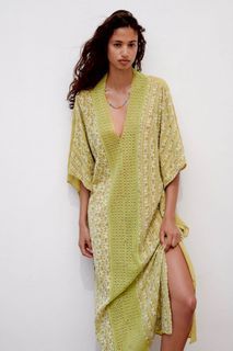 Zara Embroidery Tunic Dress