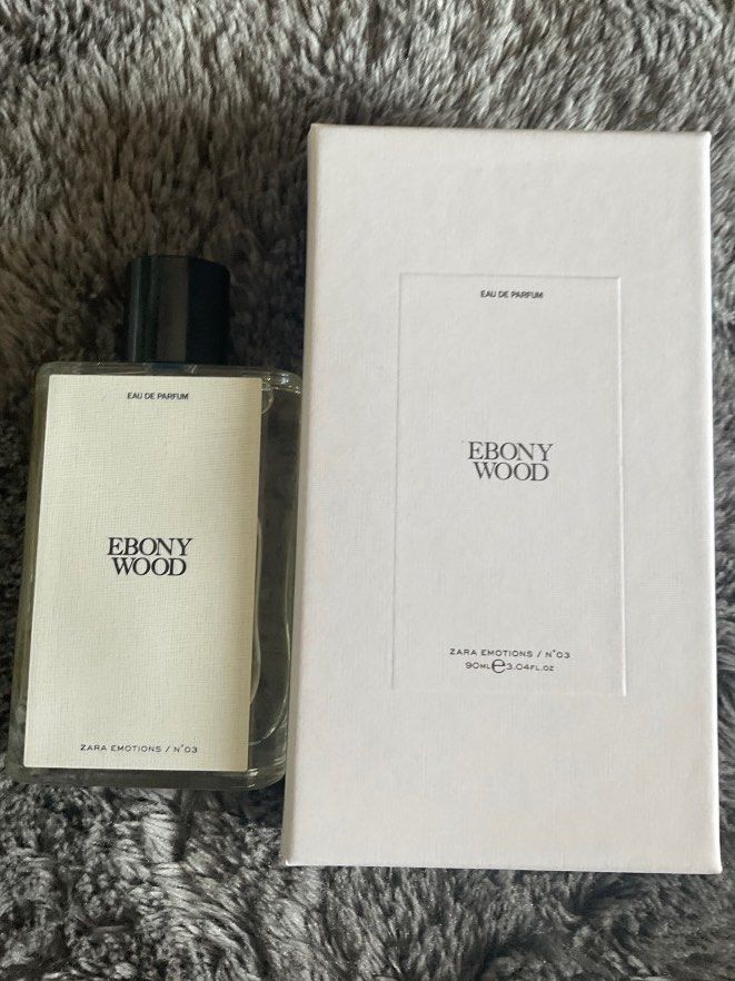 Zara perfume Ebony Wood 90ml new in box, Beauty & Personal Care