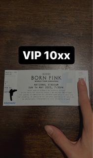 10xx BLACKPINK VIP ticket pen A2 Day 2