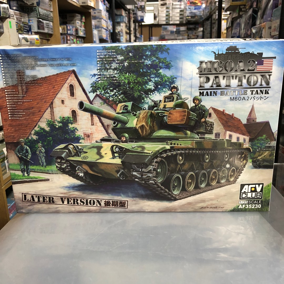 1/35 AFV Club M60A2 Patton Starship Tank Model Kit, Hobbies & Toys ...