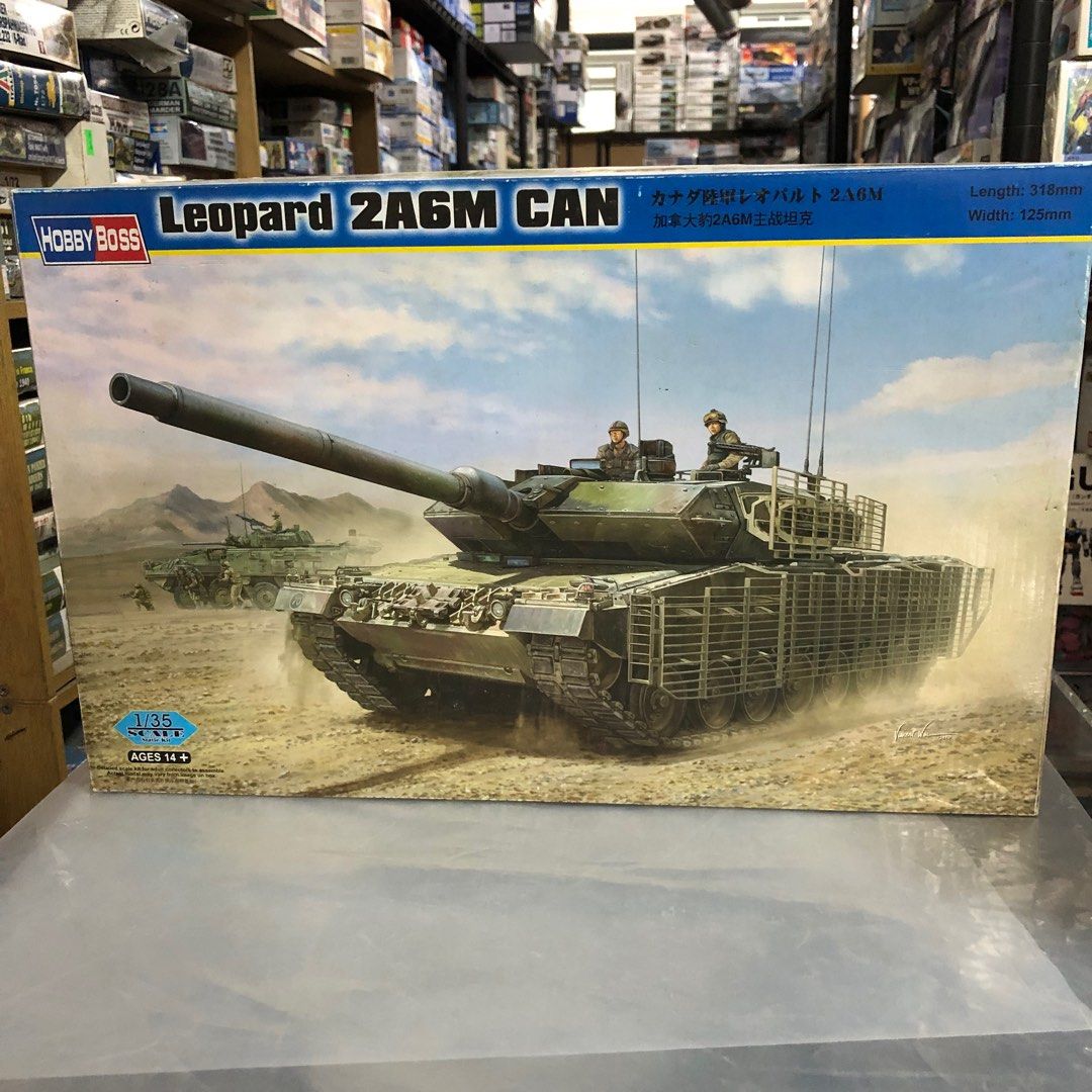 1/35 Hobby Boss Leopard 2A6M Canadian Model Kit, Hobbies & Toys, Toys
