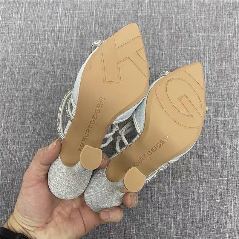 size 35 41 10.5cm two colors Kurt Geiger uk brand high heels pink