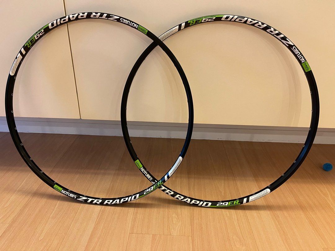 29er Stans NOTUBES ZTR Rapid Rims Only Pair Sports Equipment Bicycles Parts Parts Accessories on Carousell