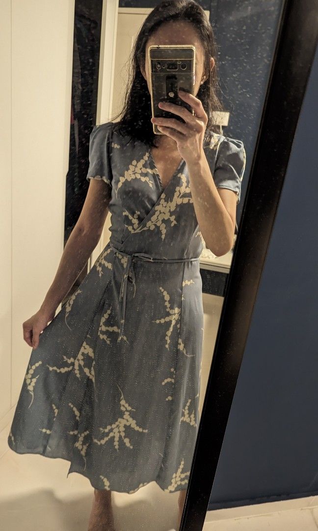 Realisation wrap dress online