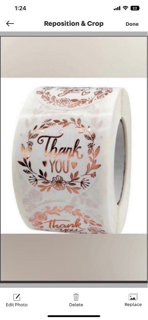 100pcs Pink Paper Label Stickers Foil Thank You Stickers Scrapbooking 1''  100pcs Wedding Envelope Seals Handmade Stationery Sticker
