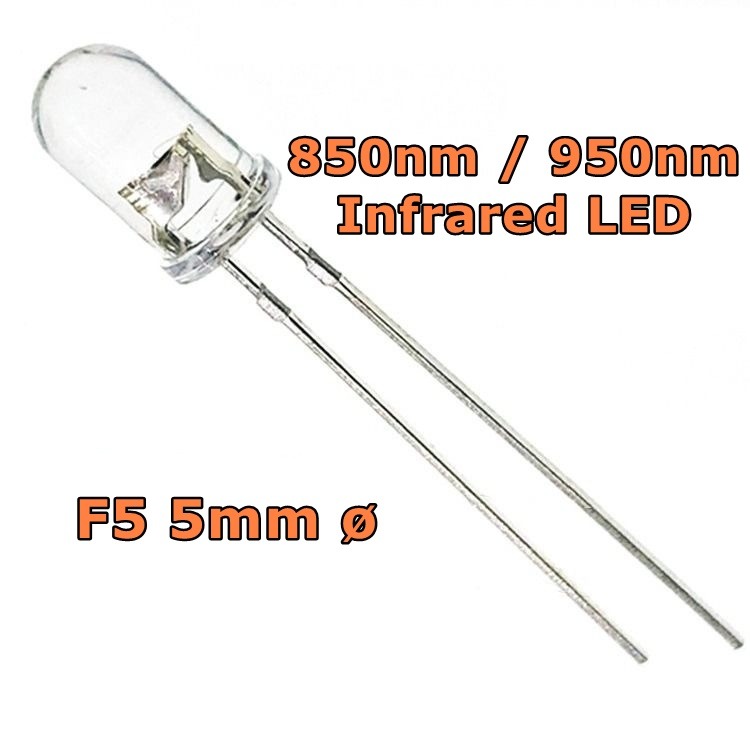 Hailege 20pcs 5mm 940nm LEDs Infrarot Emitter Und IR Empfu00e4nger Diode