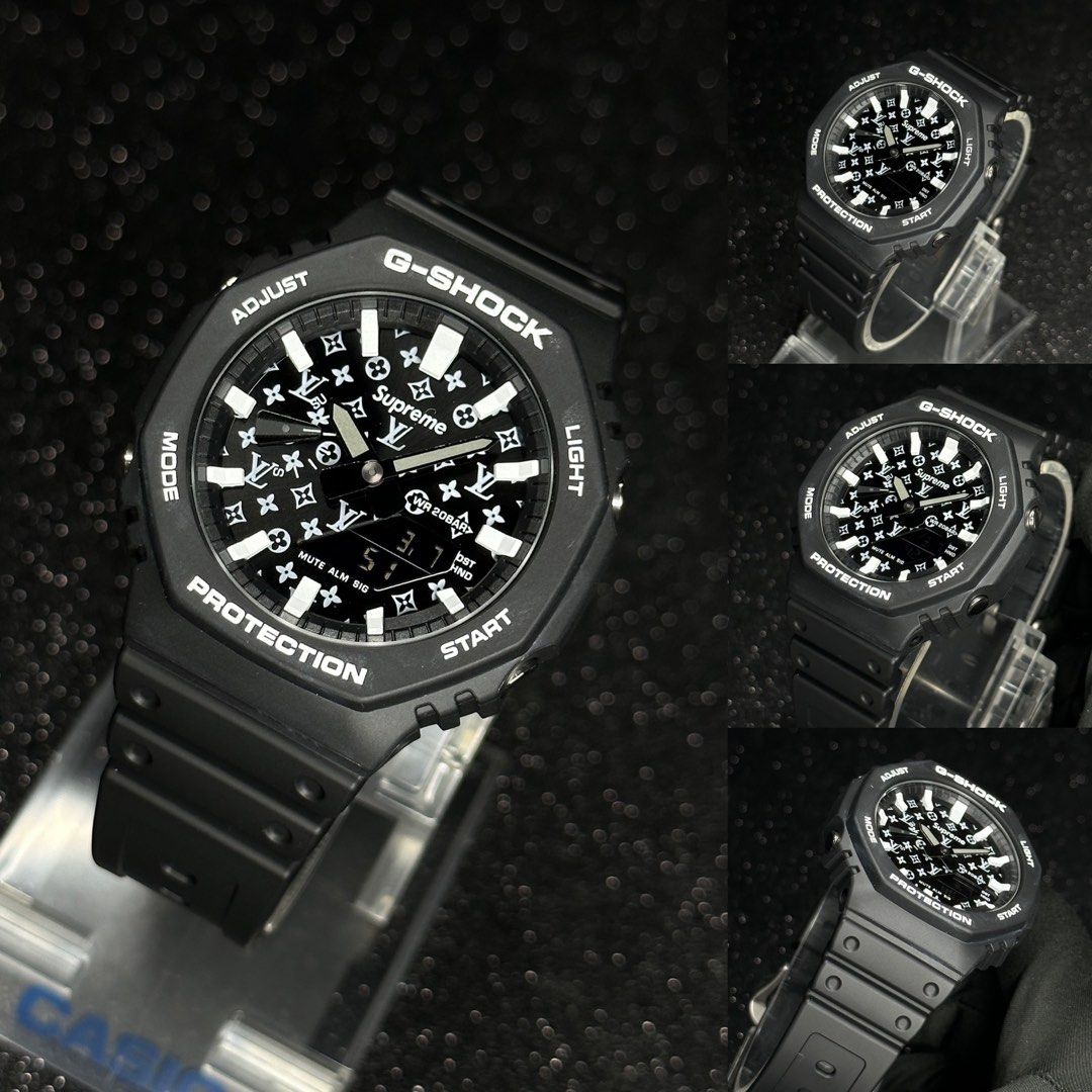 Casio g shock discount black and white