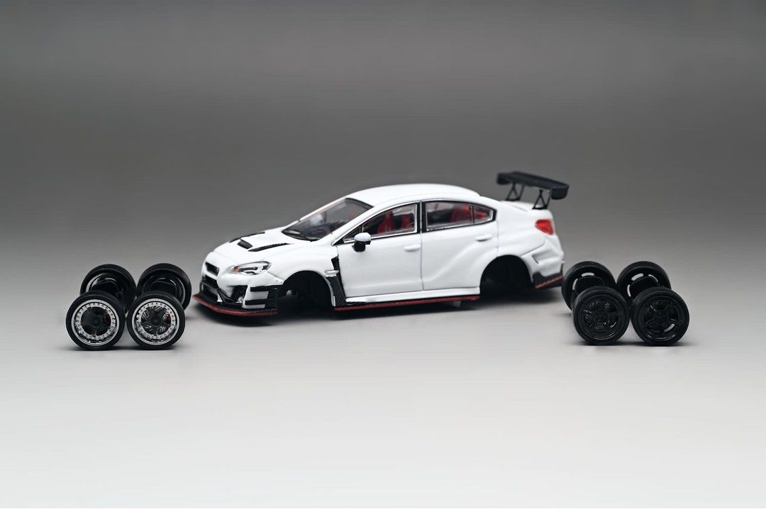 預訂 pre-order**** CM Model 1:64 合金模型 Subaru STI R35 LBWK Mclaren 765LT ...