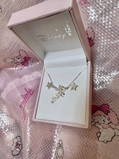 香港迪士尼 Tinker bell 小仙子 奇妙仙子 小叮噹 頸鏈 星星耳環 套裝64195202087041110