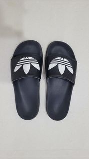 Adidas Adilette Lite Slides | Core Black / Cloud White | Size: US11, UK11, EU46, 29.5cm | Slippers | Casual