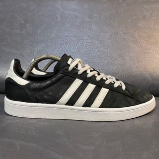 Adidas Campus (sz46) Black White Sepatu Second Original